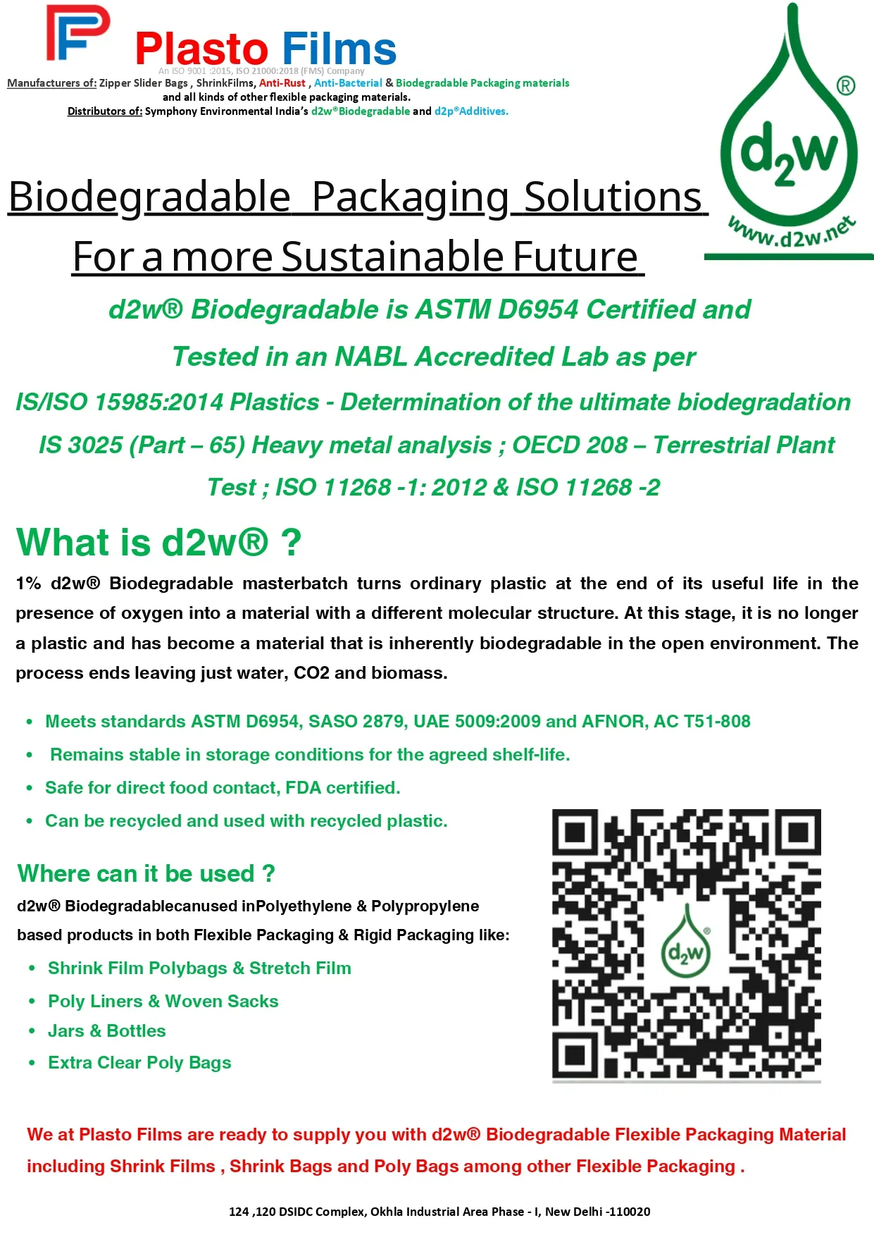 Biodegradable Packaging